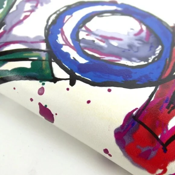 Authentic Christian Louboutin PANETTONE PARIS LOVE Zip Around purse PVC [Used] - Picture 8 of 16